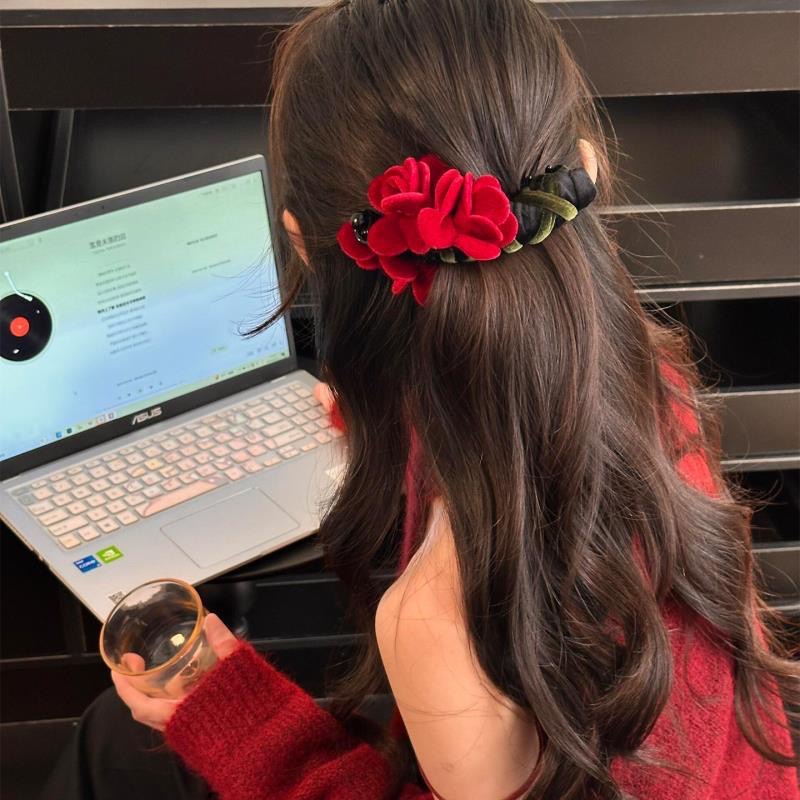 Elegant Sophisticated Bun-style Ponytail Clip For The Back Of The Head