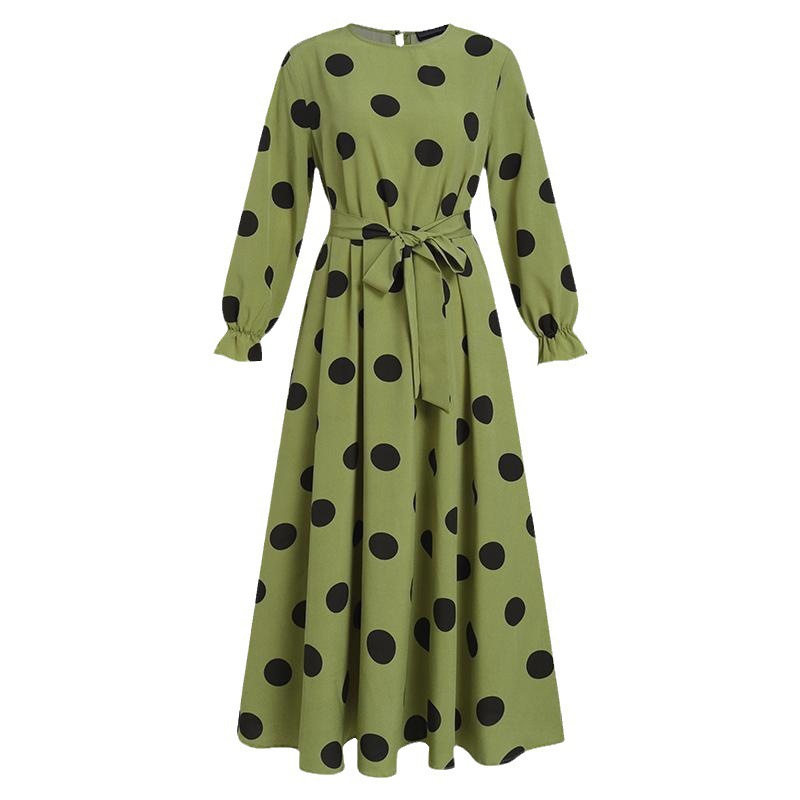 Women's Long Sleeve Loose Big Hem Dress