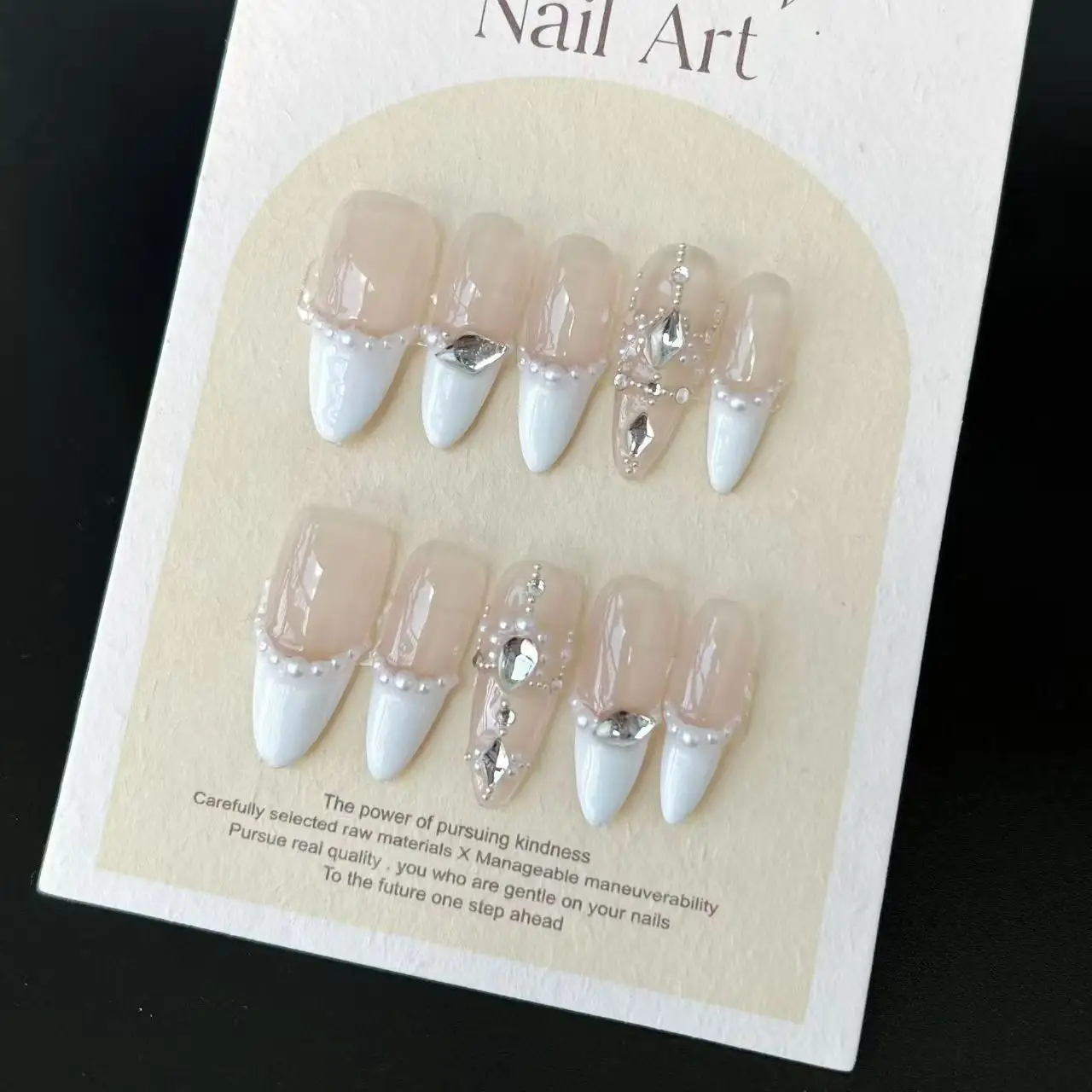 Handmade Wear Nail Barlow Pearl Detachable