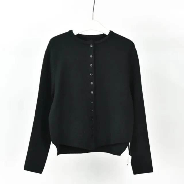 Women's Versatile Curved Hem Slimming Sweater Black - Shop at LoveMi
