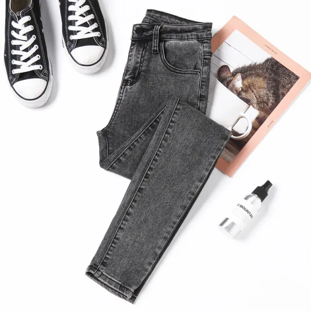 Denim Women's Tight Skinny Pants Gray - Shop at LoveMi