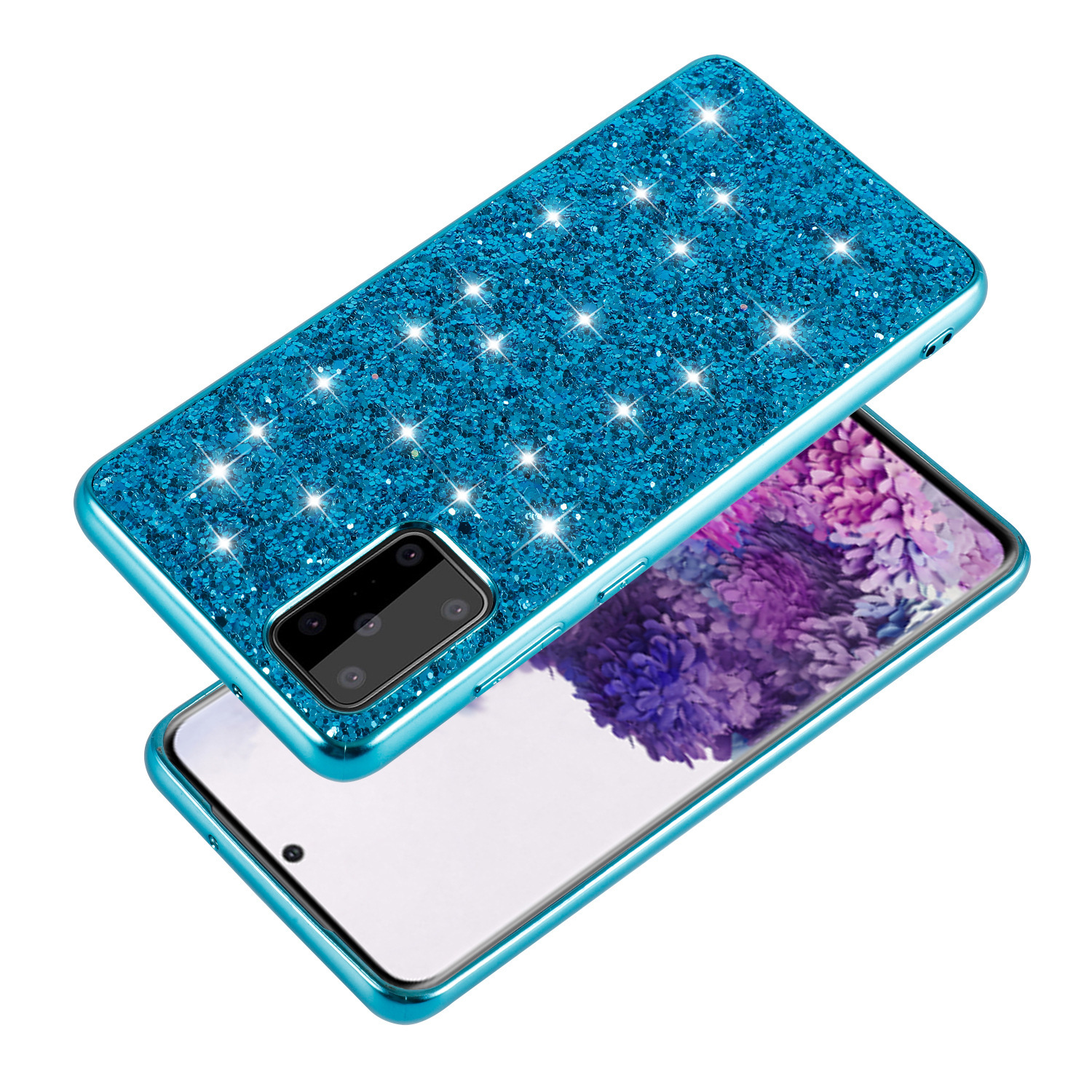 Suitable For S20 Plus Glitter Paste Leather Phone Case - Image 5