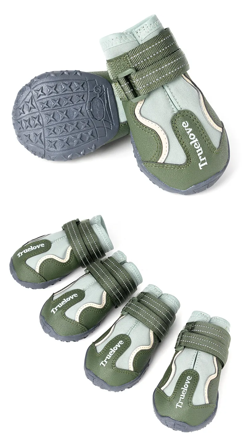 Dog Shoes Breathable Anti-dirty - Olive Green Light Green