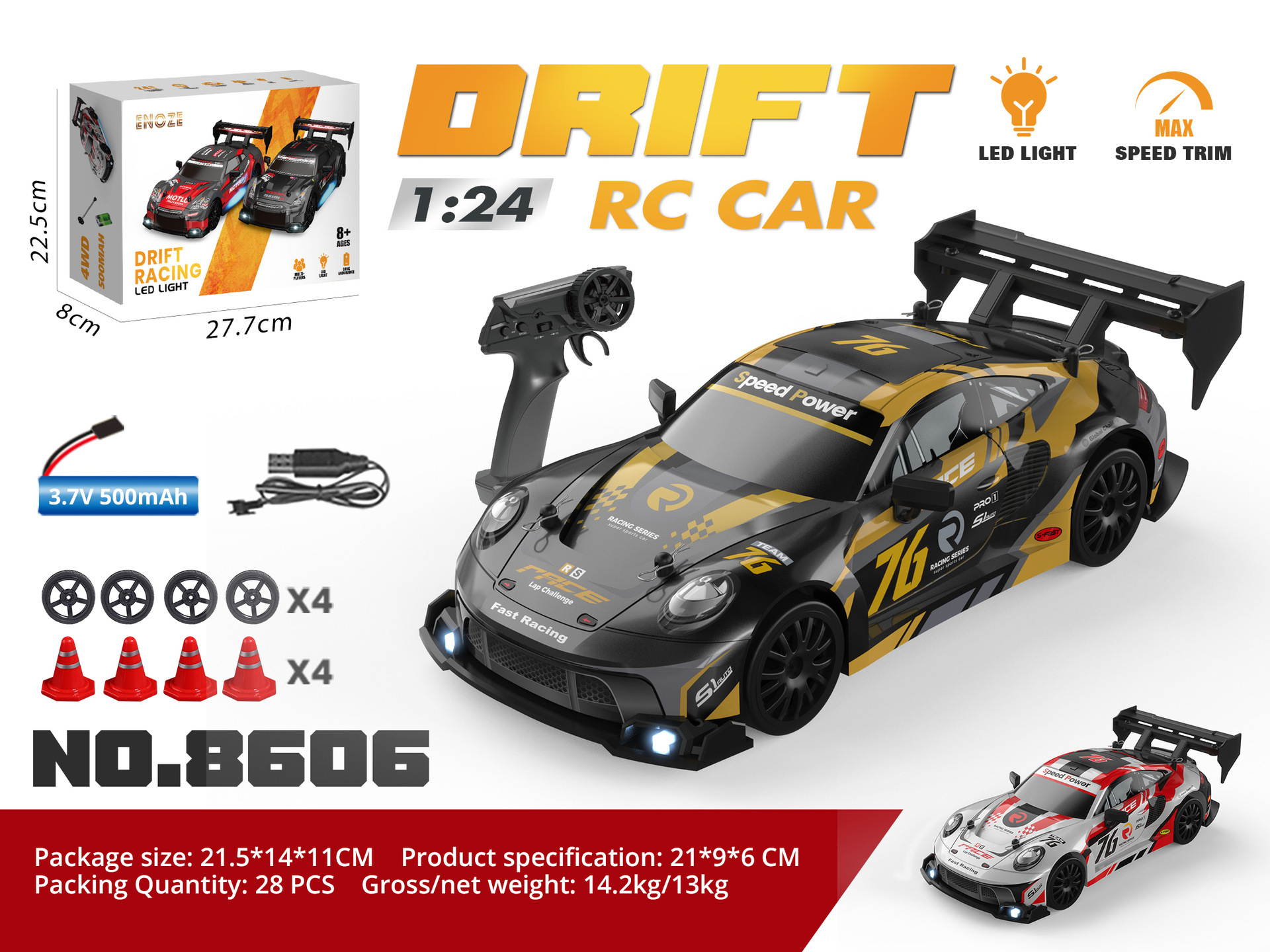 Drift Remote-control Racing Car Toy For Boys image 3