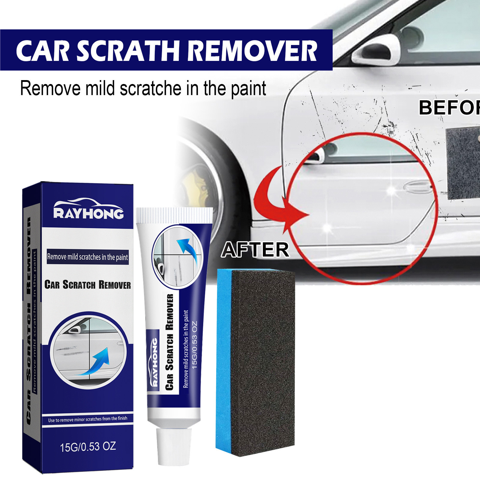 Car Scratch Repair Agents Can Remove Scratches Re-polish The Paint And Restore The Finish With Wax