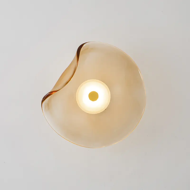 Bedroom Bedside Decoration Round Wall Lamp