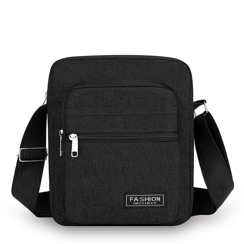 Korean-style Casual Multi-layered Large-capacity Single-shoulder Crossbody Bag For Men