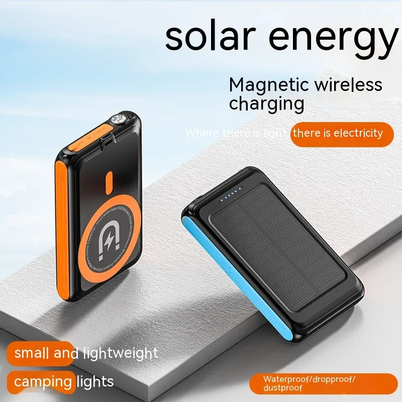 5000 MA Magnetic Solar Charging Unit