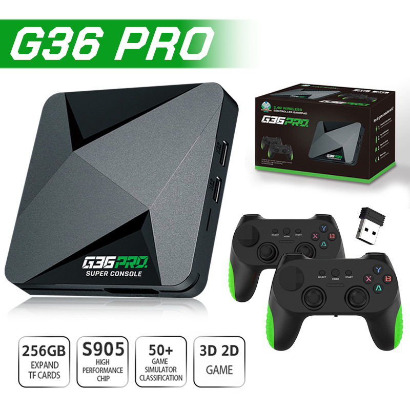 New G36 PRO Gaming Console TV Box 4K 4