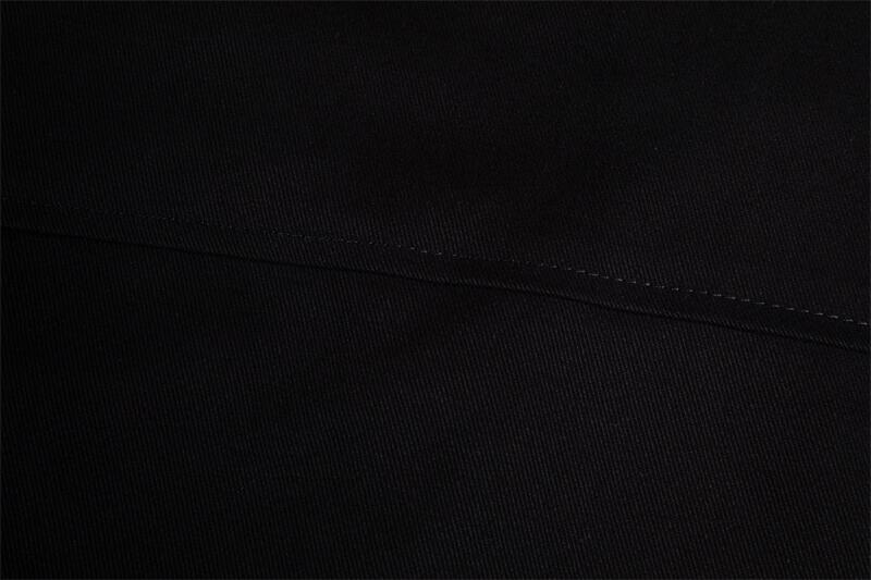 Cropped Loose-Fit Black Men’s Jacket with Side Seam Pockets Cropped Loose-Fit Black Men’s Jacket with Side Seam Pockets