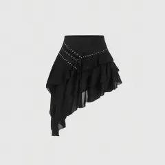 A Versatile French-style Elegant Skirt For Women - Black - View 1