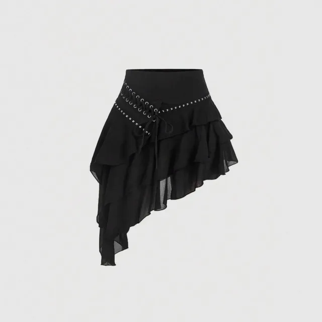 A Versatile French style Elegant Skirt For Women Black - Shop at LoveMi