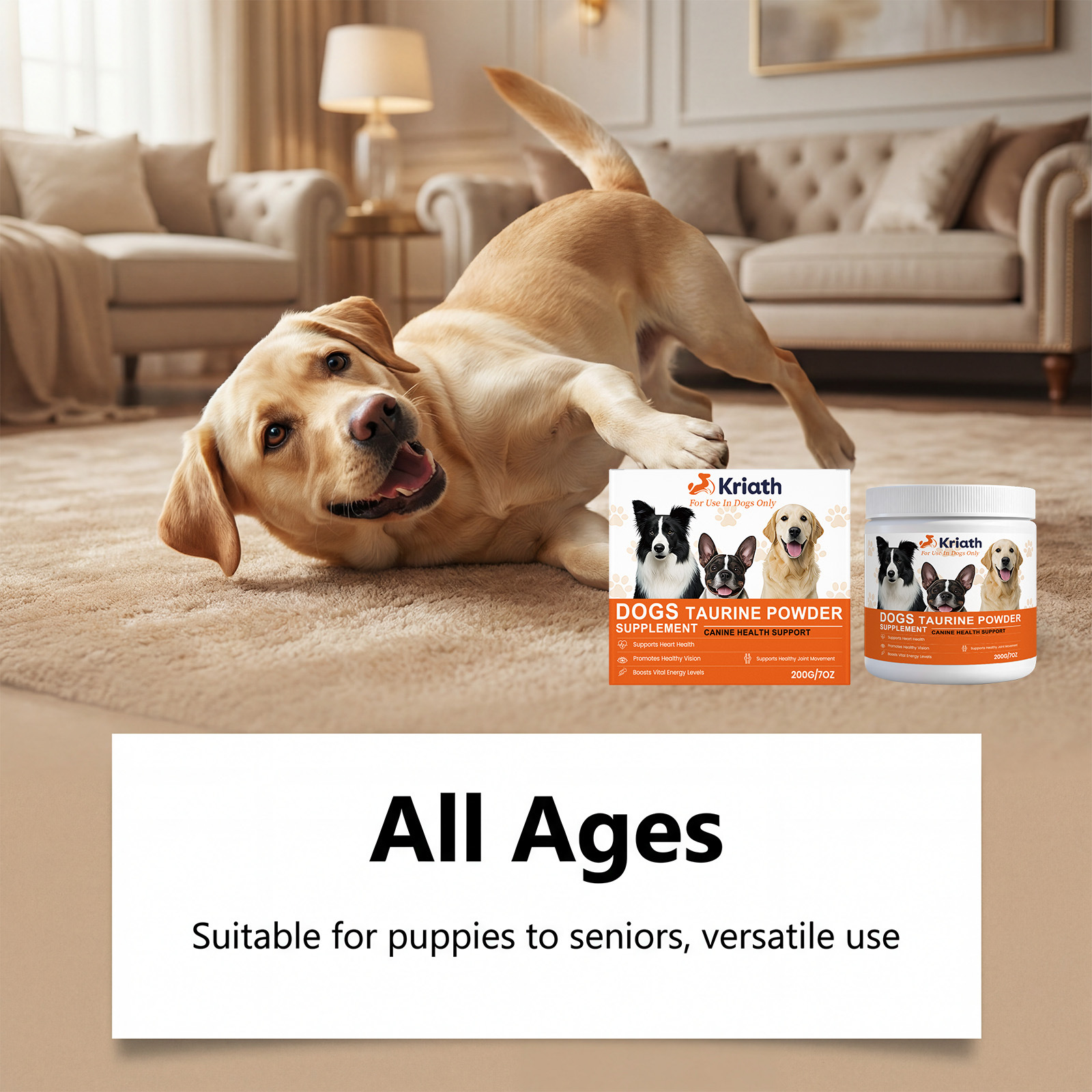 Dogs Taurine Powder Supplement