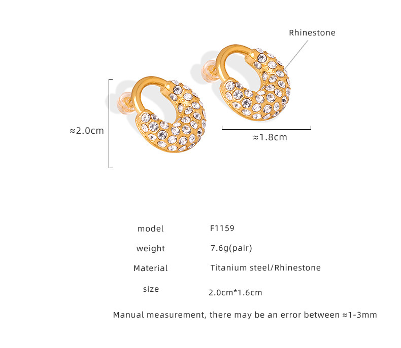 Personalized Geometric Titanium Steel Earrings