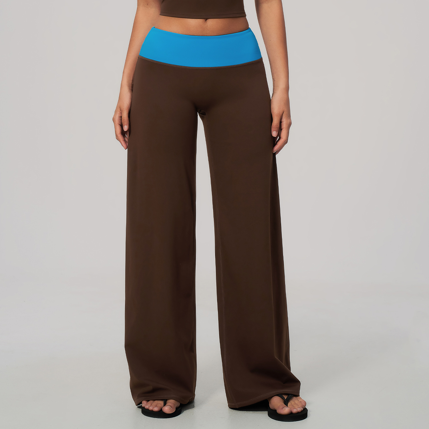 Fashionable Waist Hugging High Waisted And Hip Lifting Micro Flared Yoga Pants 2