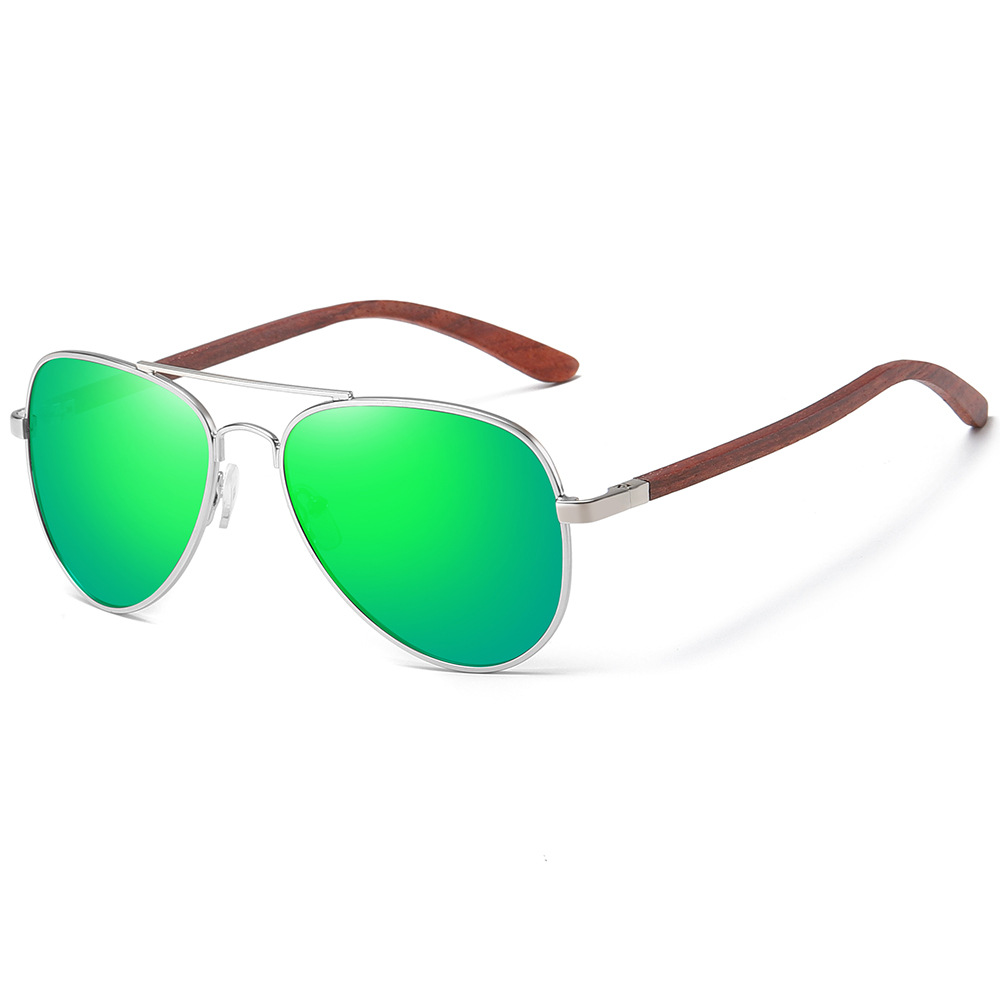 Fashion UV Protection Bamboo Sunglasses - Image 8