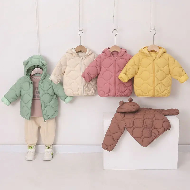 Thin Down Cotton-padded Jacket Baby Light Coat