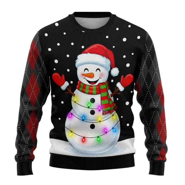 Round Neck Sweatshirt Fun Women's Sweater Szf72056 5Xl - Shop at LoveMi