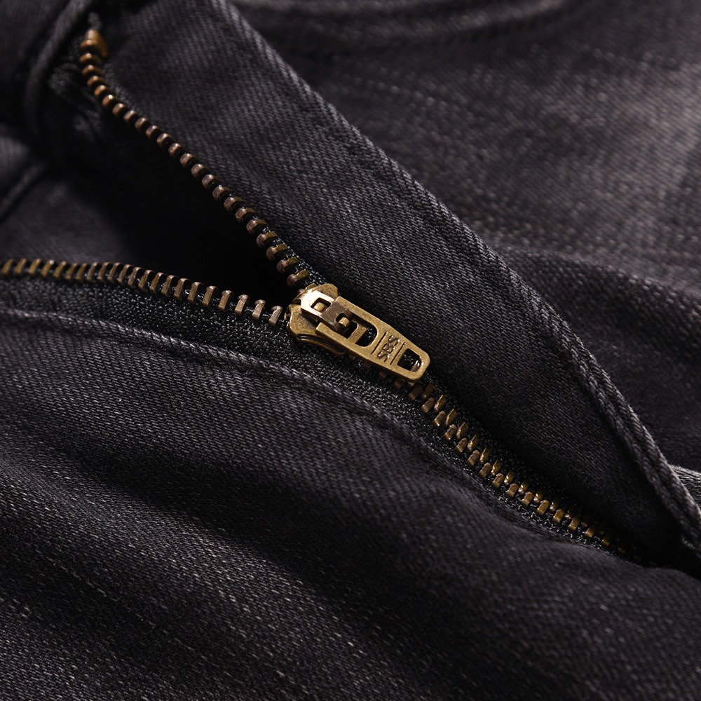 Slightly Flared Denim Trousers Men's Fashion