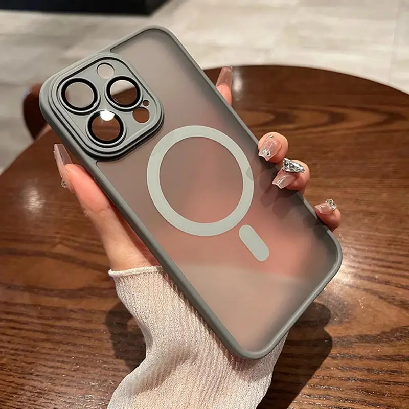 Applicable To 151314Promax Frosted Magnetic All-inclusive Phone Case