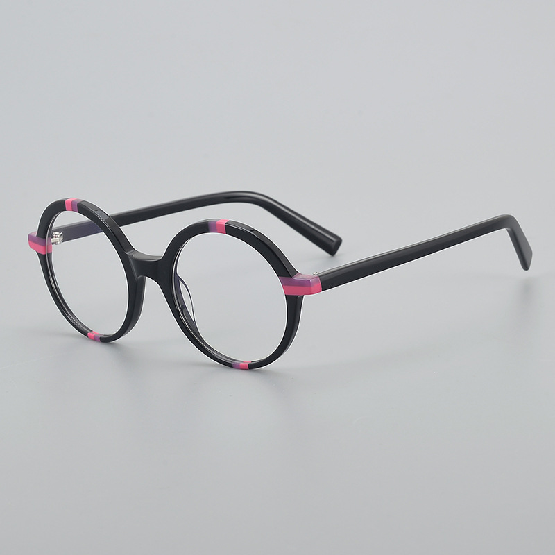 Feminine Oval-shaped Natural Frame Glasses - Image 5