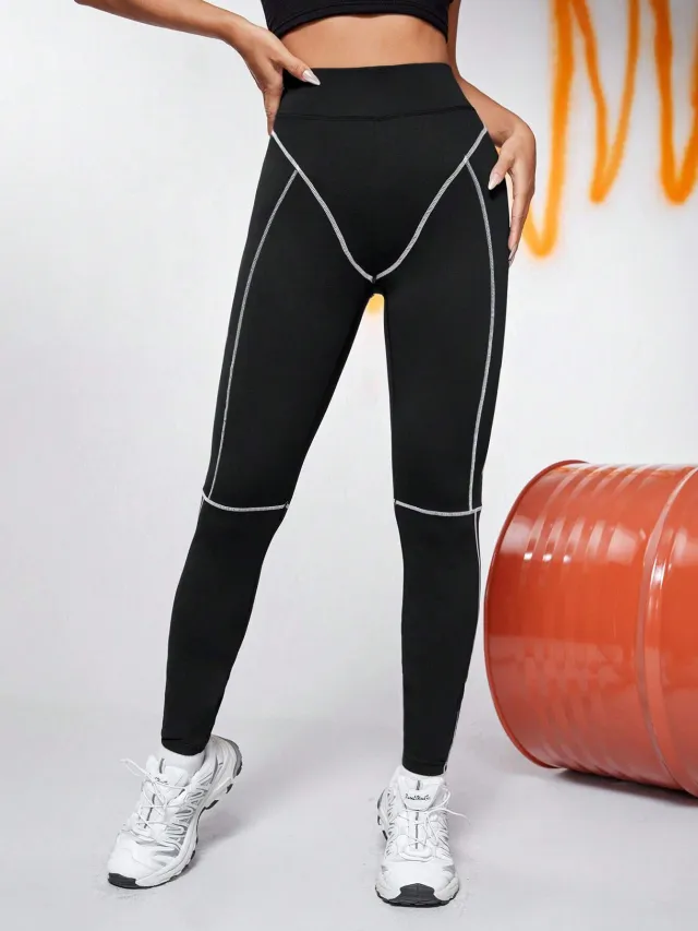 Fleece lined Thick Yoga Pants High Waist Hip Lift Tight Leggings Black - Shop at LoveMi