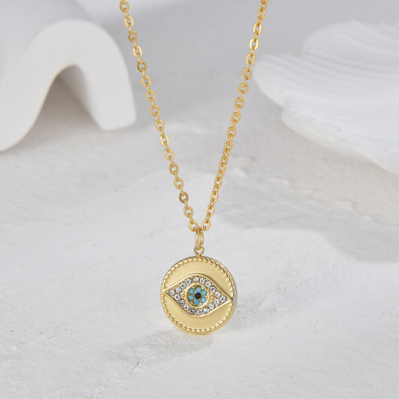 INS French Retro Stainless Steel Necklace