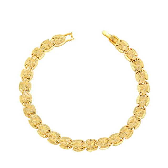 Brass Gold plated Women's Watch buttom Bracelet Women's Plated 2 Heart shaped Accessories 24K Gold Plated - Shop at LoveMi