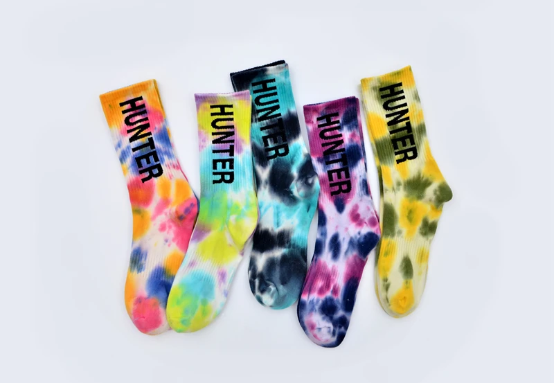 Title 9, Tie-Dyed Thin Tube Socks For Men And Women