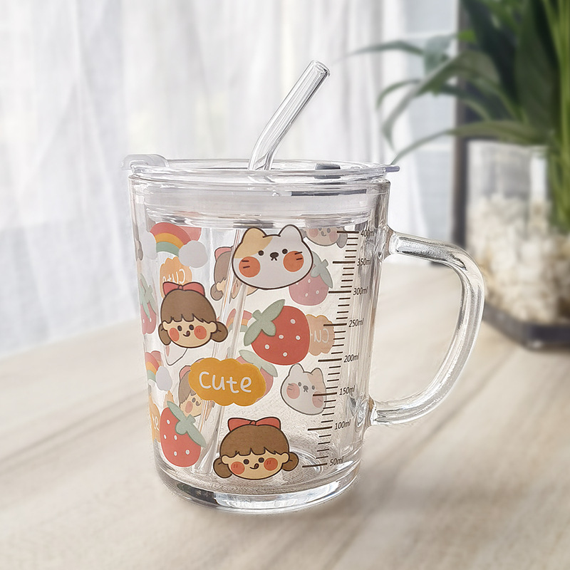 Stylish Minimalist And Uniquely Designed Glass Water Cup