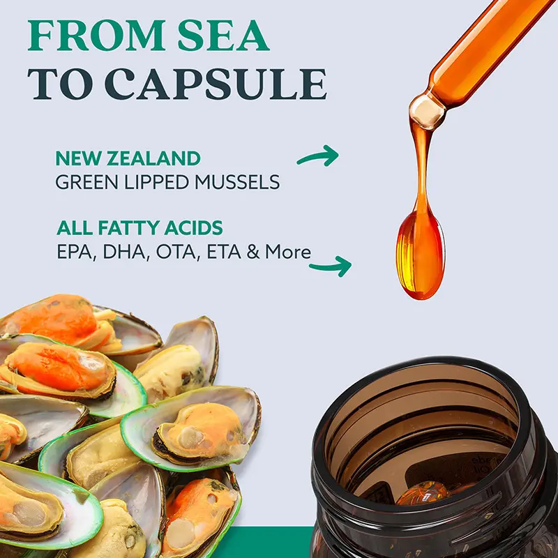 Exclusive Green-lipped Mussel Oil Capsules
