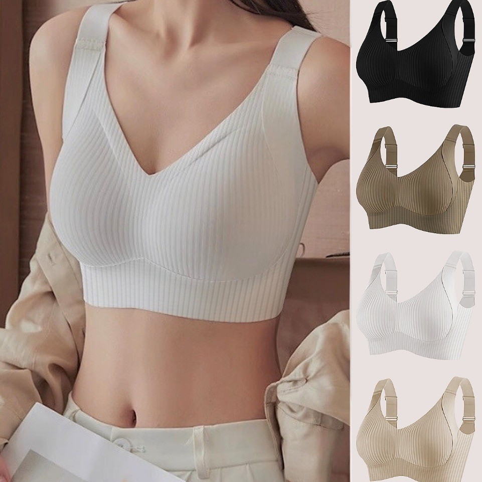 European-size Large-size Seamless Sports Bra