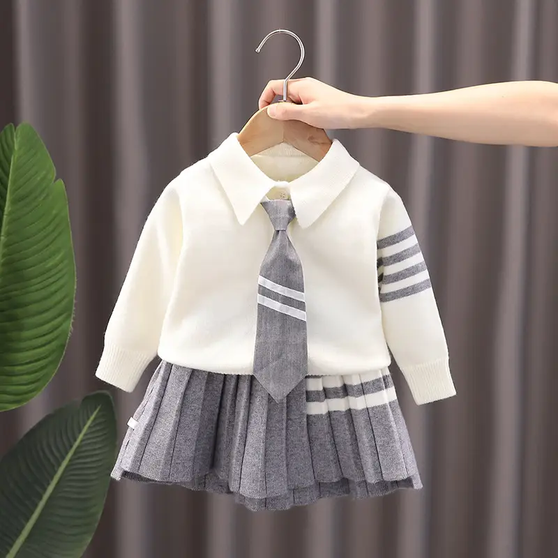 Autumn And Winter College Style Girls Sweater Suit