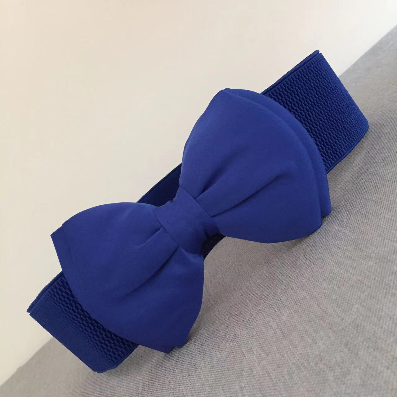 Bow Elastic Royal Blue