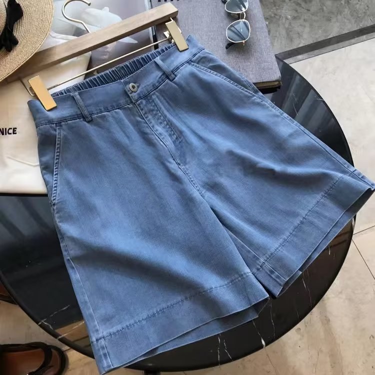 High-waisted Plus-size Versatile Loose-fit Pants