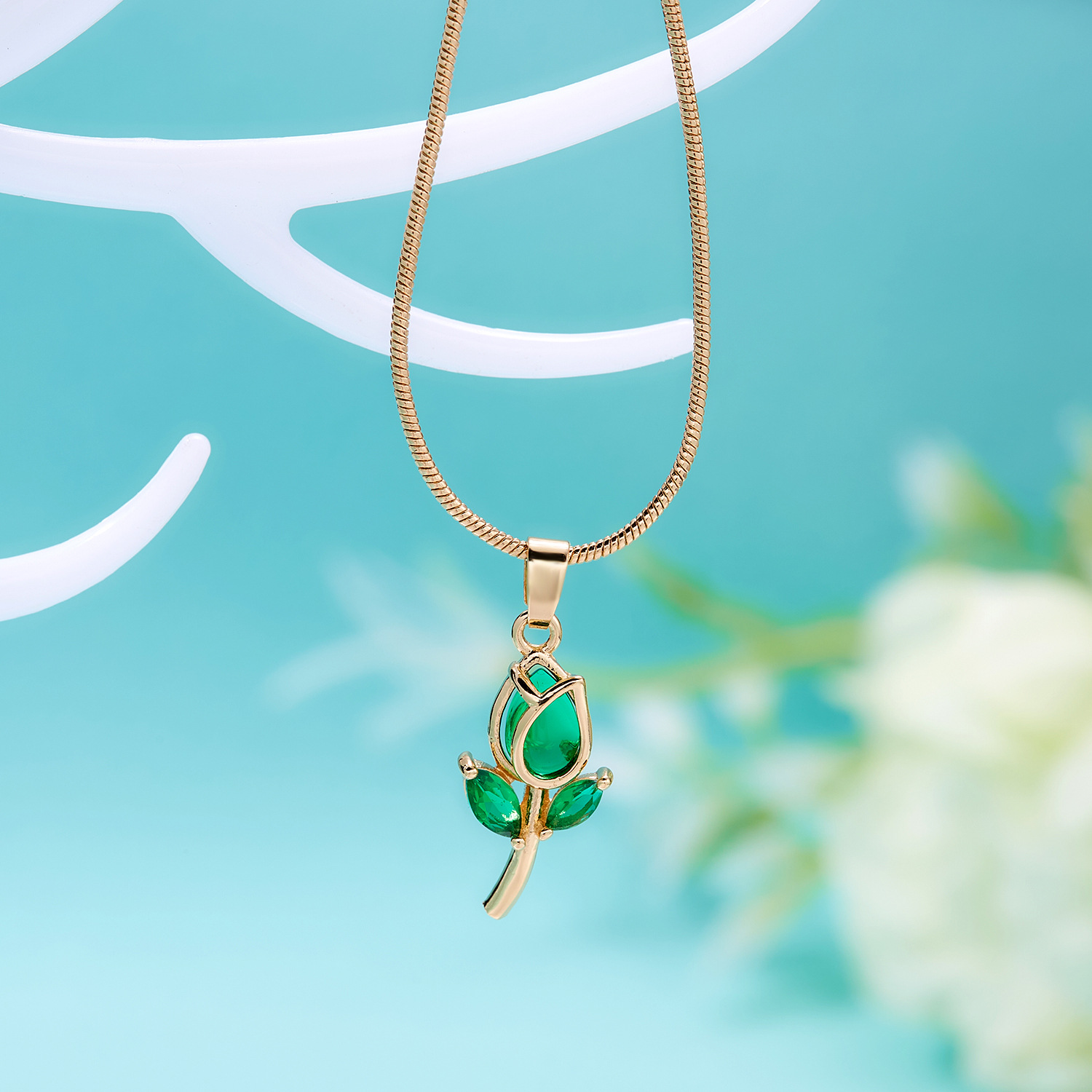 Elegant Tulip Necklace For Women