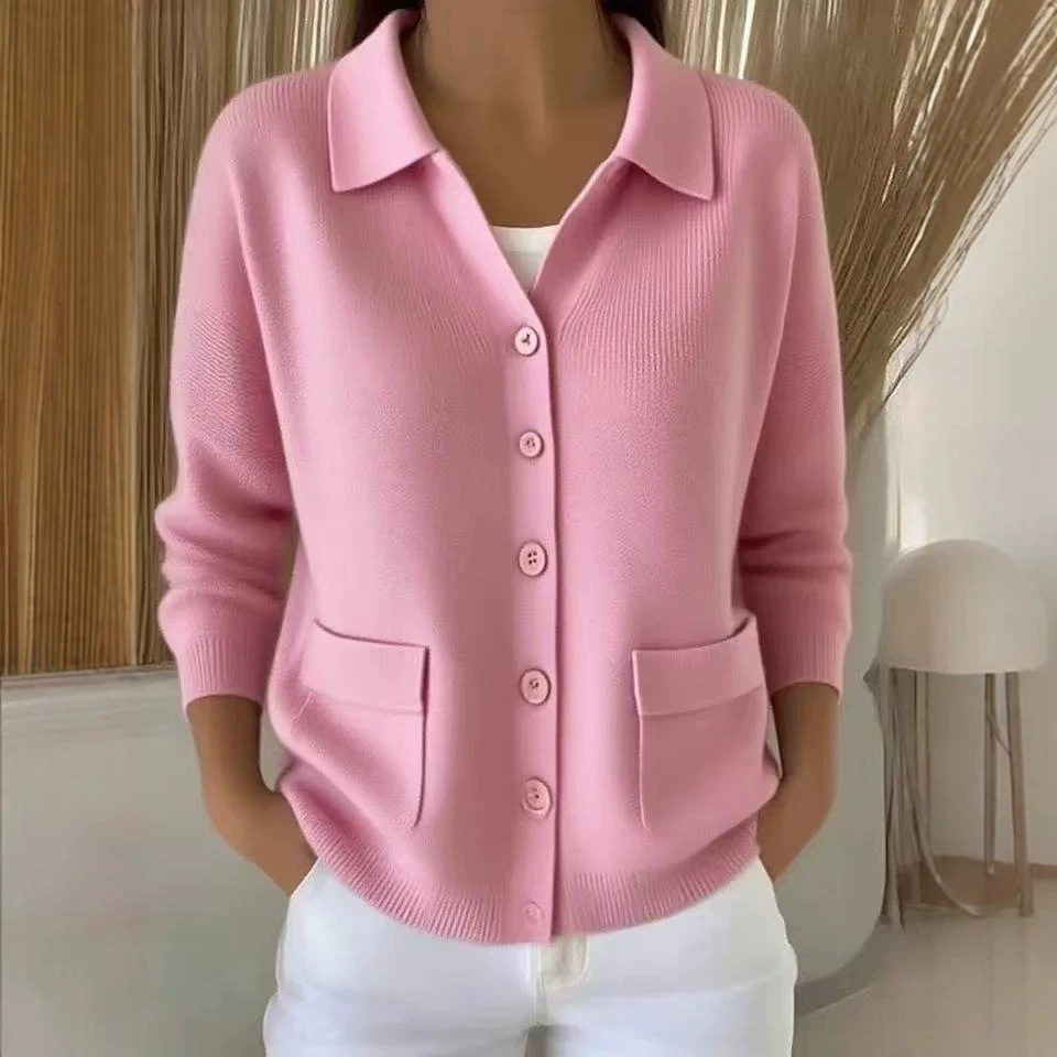 New Fallwinter Solid-color Casual Chic Womens Coat