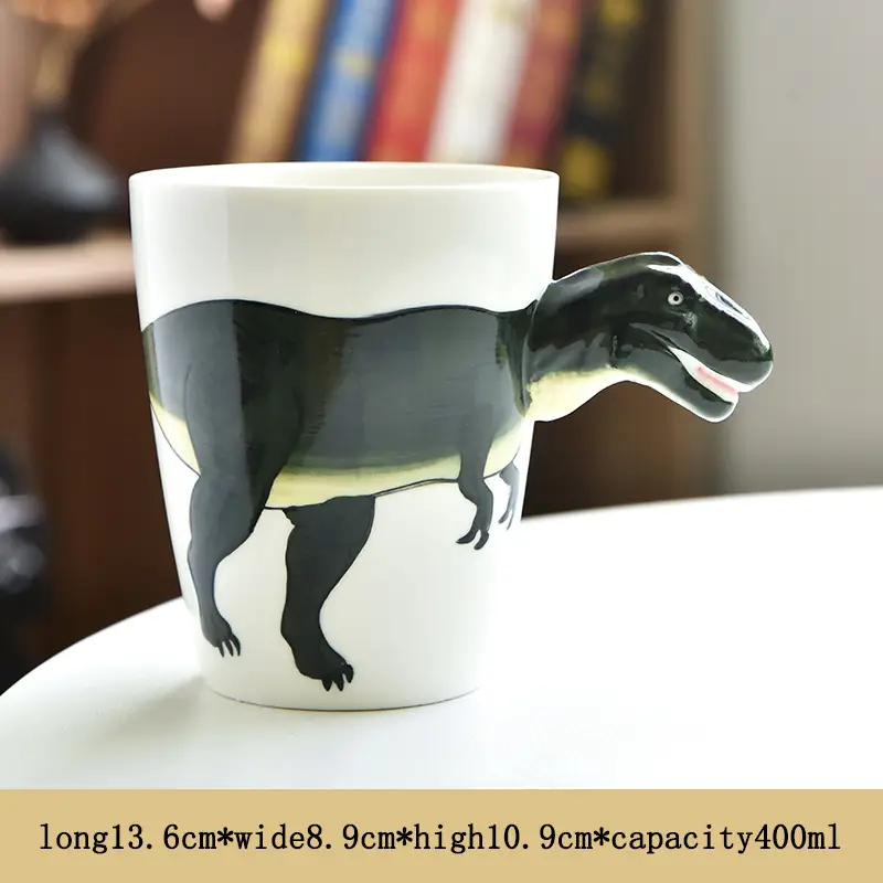 3D Thermal Transfer Dinosaur Modeling Animal Ceramic Mug