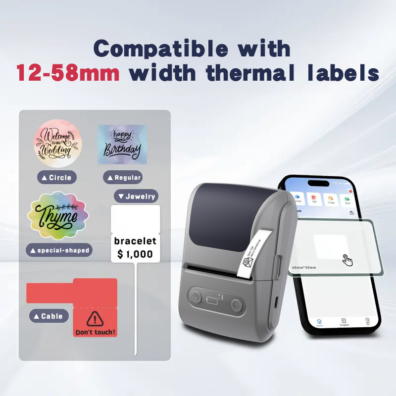Portable Mini Thermal Label Printer For Home Use