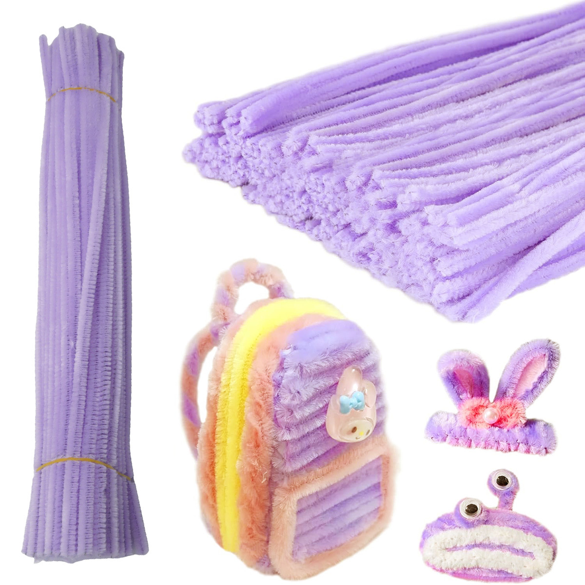 DIY Holiday Decorations Made With Chenille Stems