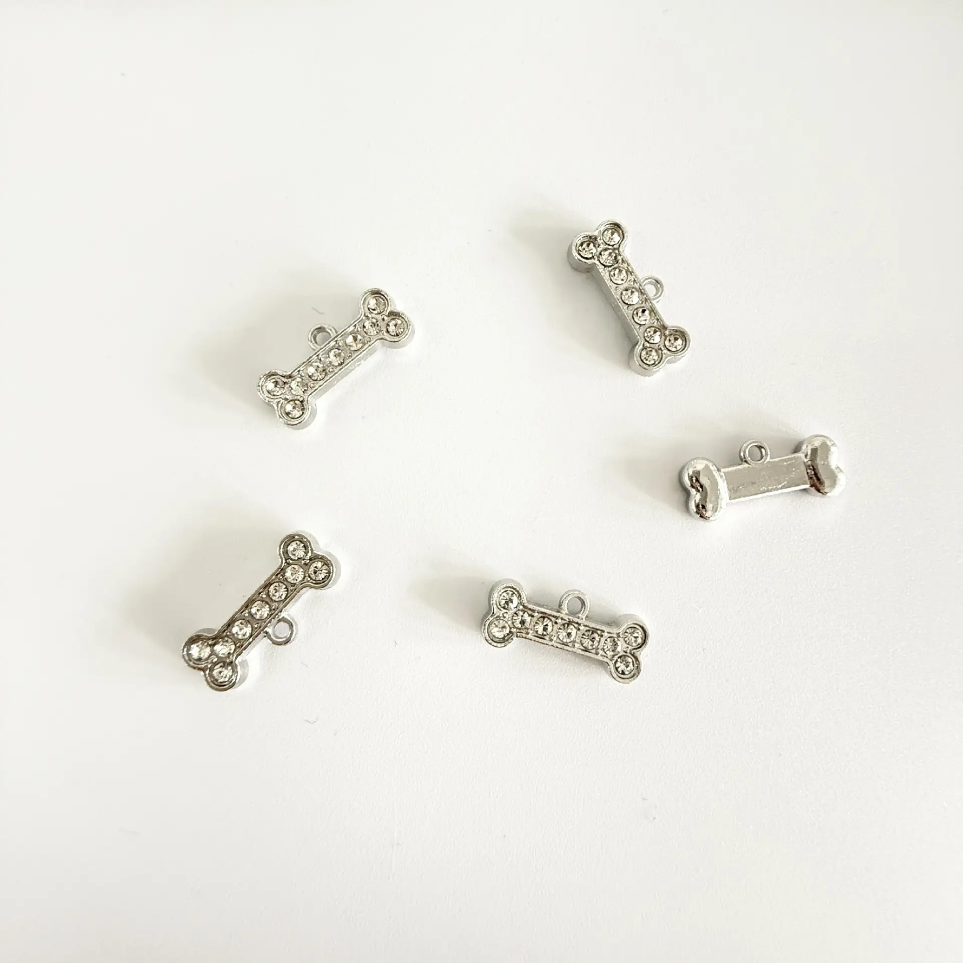 Alloy Pet Bone Earring Necklace Bracelet Jewelry