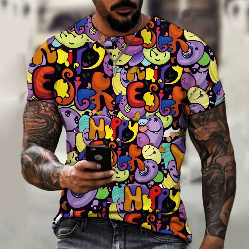 Title 3, New Mens Round Neck Short Sleeve T-shirt with ...