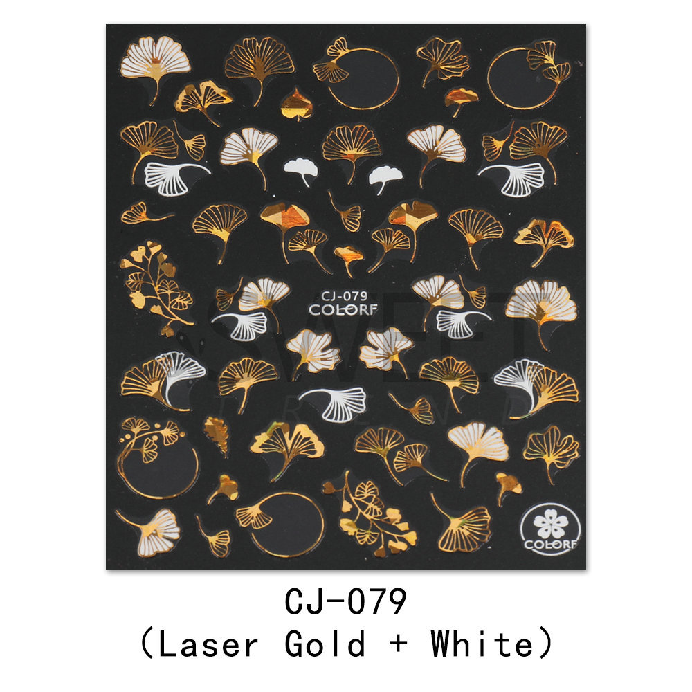 CJ079 Laser Gold White