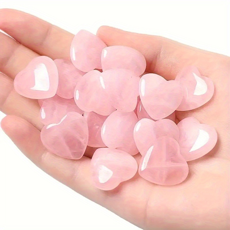 Cross-border Preferred Bulk 2CM Natural Heart Love Heart Stone Birthday Gift Home Decoration Heart-shaped Craft