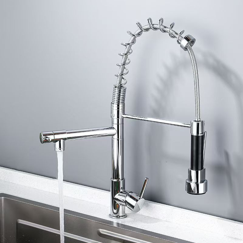 Rotatable Dual-Outlet Swivel Splash-Proof Faucet 2