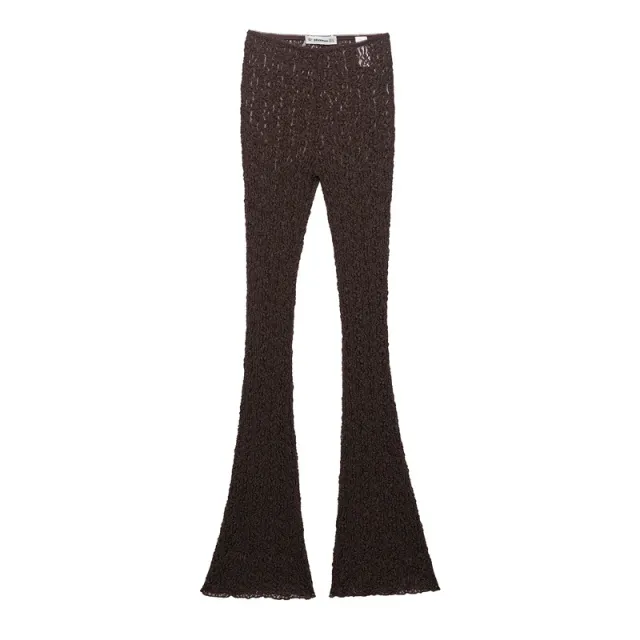 Summer Scarf Lace Top Lace Bell bottom Pants Pants M - Shop at LoveMi