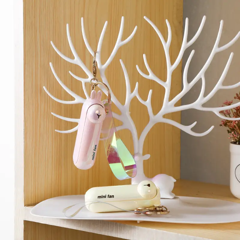 Portable Small USB Office Keychain Mute Fan