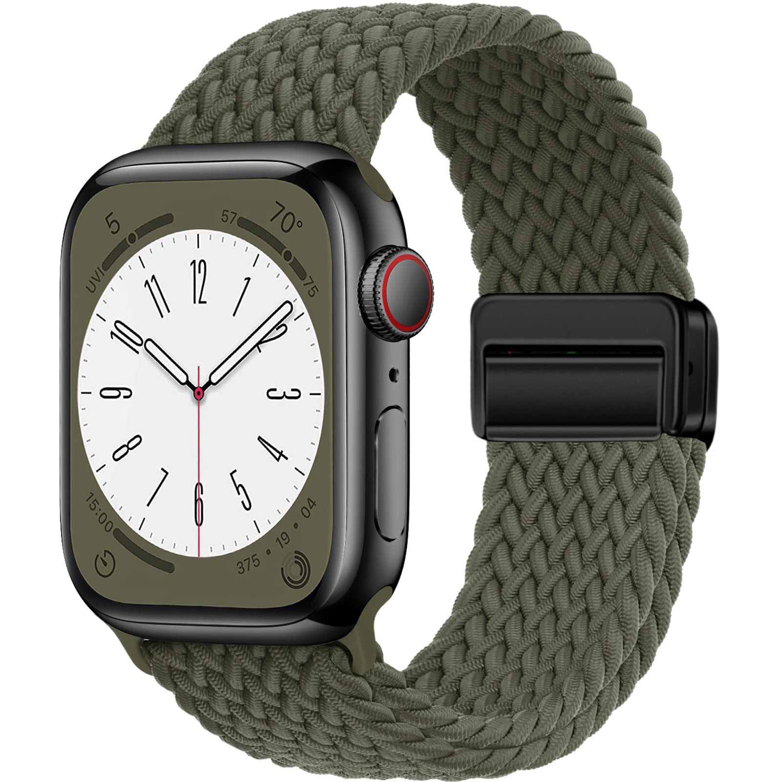 Dark Olive Green Black Buckle