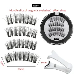 Magnetic False Eyelashes Supernatural Can Be Reused - Wsp Eyelash Curler White - View 1