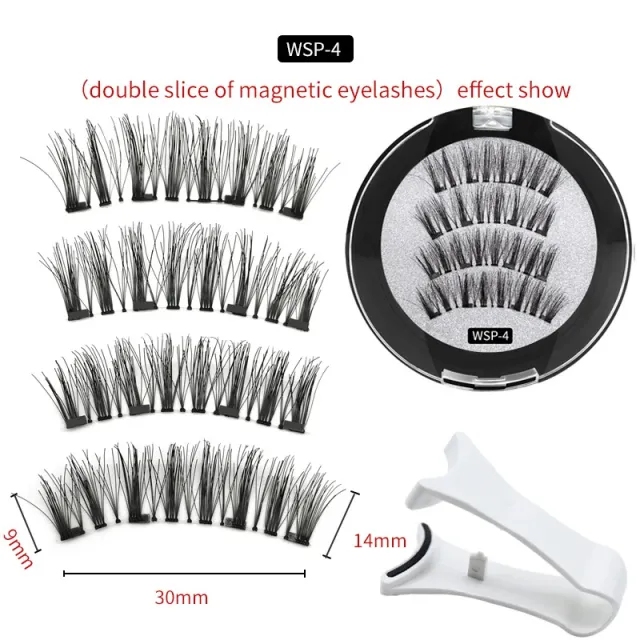 Magnetic False Eyelashes Supernatural Can Be Reused Wsp Eyelash Curler White - Shop at LoveMi